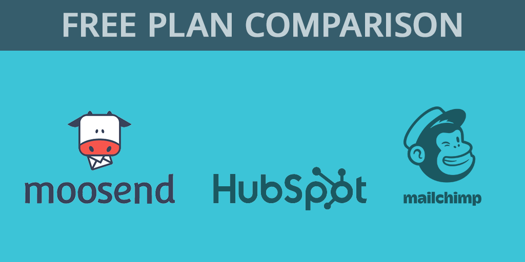 HubSpot vs MailChimp vs Moosend Review & Comparison 2024