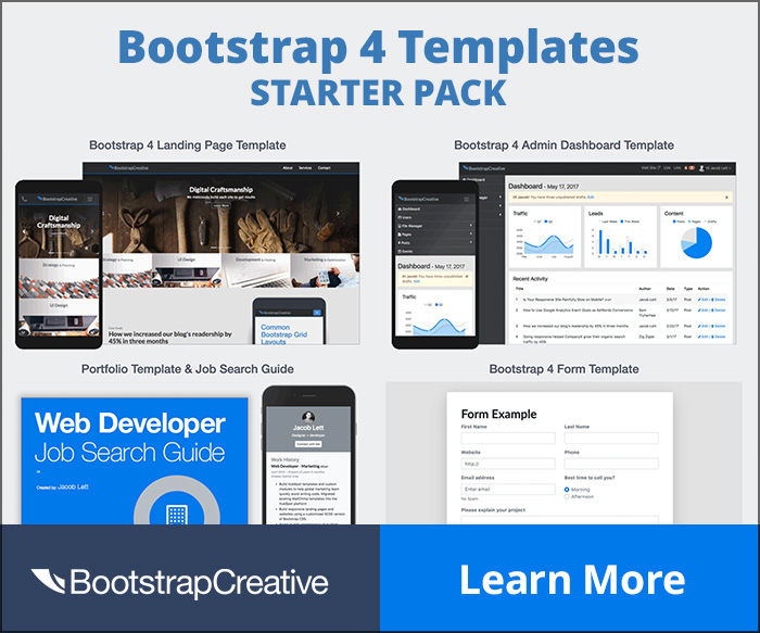 bootstrap 4 reference guide book pdf