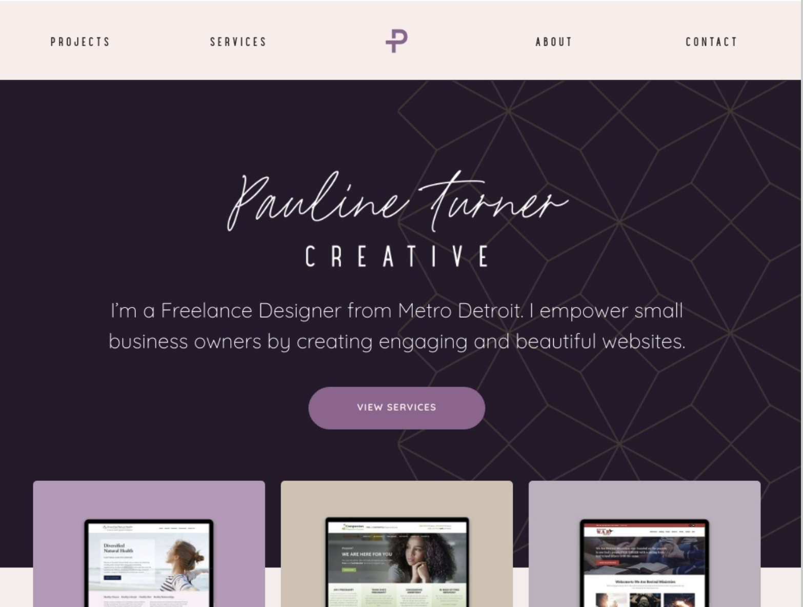 Graphic and web design portfolio example b2b marketing blog