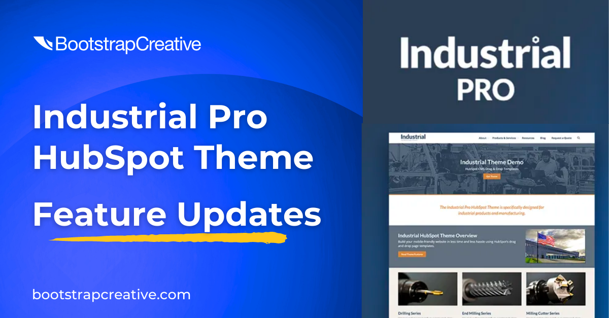 Industrial Pro Theme: Simplify Manufacturing Content | Best HubSpot ...