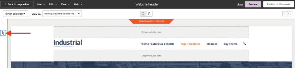 How to Make the Site Menu Sticky? - Industrial Pro HubSpot Theme ...